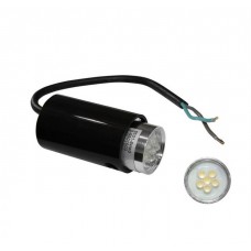 Spot LED incastrat, rotund, 0,4 W, 6 leduri, lumina calda, 30 mm, IP 54